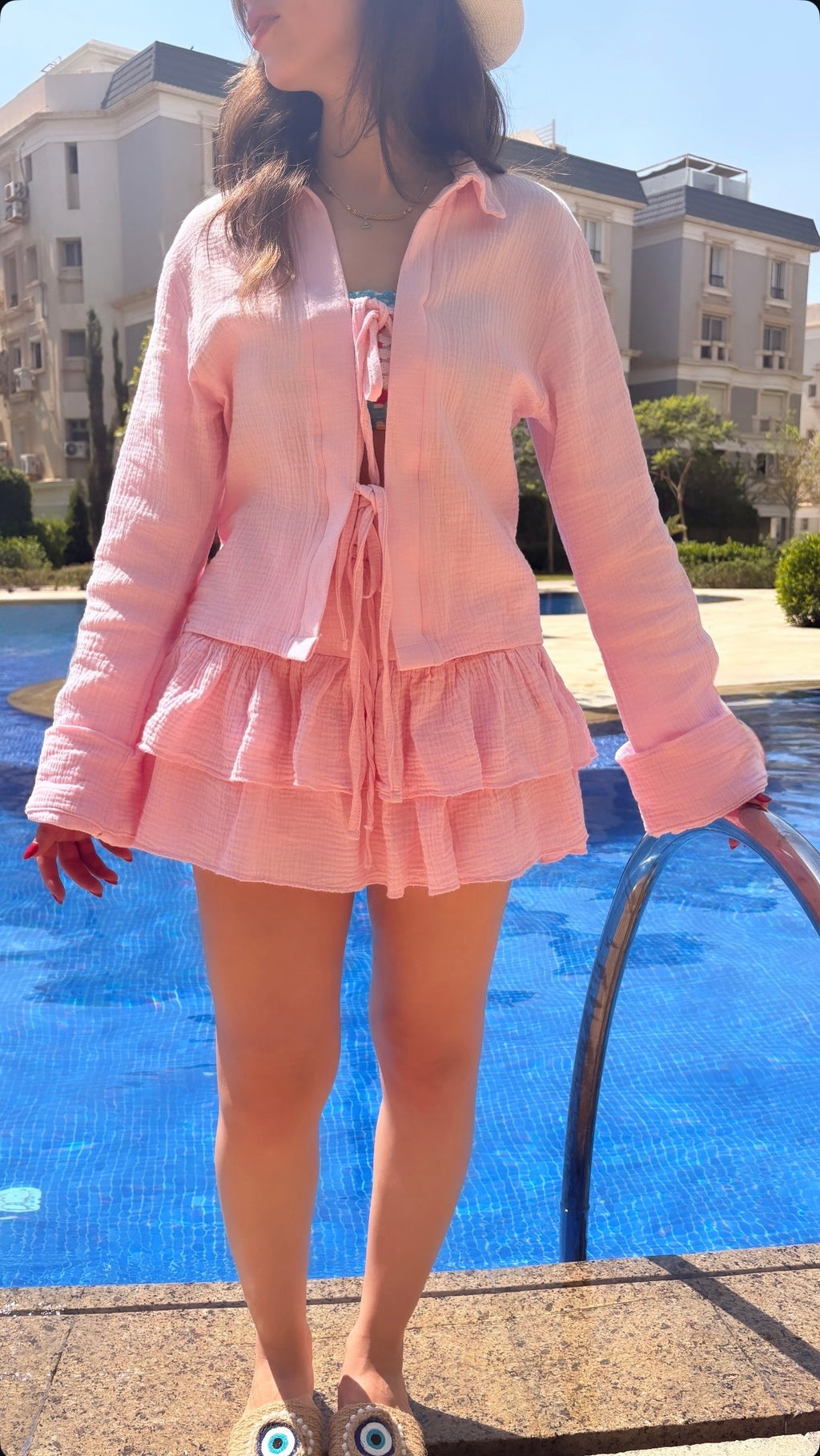 Raspberry Ruffle Skirt